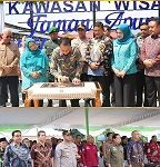 Pj Gubernur Sumsel Dan PJ Walikota Pagaralam Resmikan Wisata Taman Apung Dan Program Pencegahan Stunting