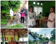 Pemerintah Tiyuh Tri Tunggal Jaya,Kecamatan Gunung Agung,Berikan Bantuan Bibit Sayuran Serta BLT Kepada Masyarakat .