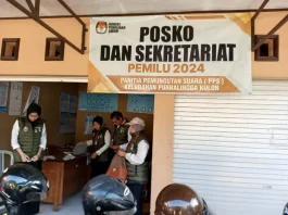 Persiapan Pilkada Purbalingga 2024 oleh Pantarlih Posko KPPS Purbalingga kulon