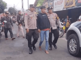 Polsek Kutasari Amankan Terduga Pencuri Sepeda Motor di Desa Munjul Terduga maling motor saat diamankan oleh Polsek Kutasari - Purbalingga