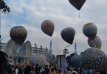 Festival Balon Milad UMP, Mengudara Dengan Indah Dilangit Purwokerto