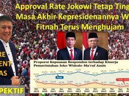 Approval Rate Jokowi Tetap Tinggi di Masa Akhir Kepresidenannya Walau Fitnah Terus Menghujam