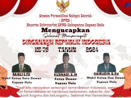 DPRD Putussibau Ucapkan Selamat Hari Kemerdekaan RI ke-79