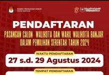 KPU Kota Banjar Umumkan Masa Pendaftaran Calon Walikota dan Wakil Walikota Banjar untuk Pilkada 2024