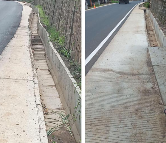 Pekerjaan Udith Ruas Jalan Tasikmalaya – Manonjaya asal Jadi