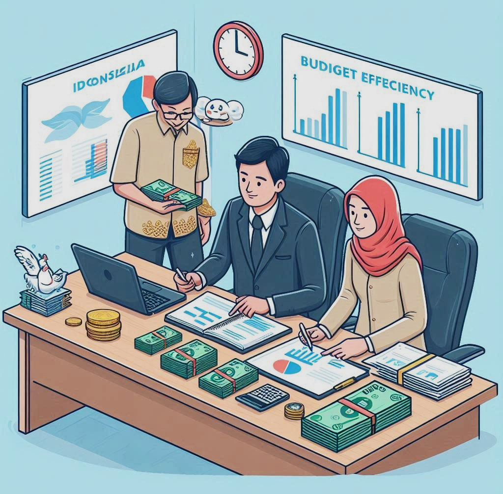 dok. Foto - Ilustrasi gambar efisiensi anggaran.