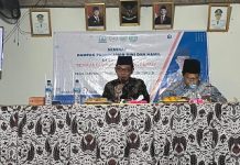 Kepala KUA Semendawai Suku III Isi Seminar Dilokasi KKN Mahasiswa STIS Subulussalam