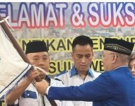 Hendra Tololiu Resmi Nakhodai Persatuan Pewarta Warga Indonesia Provinsi Sulawesi Utara.