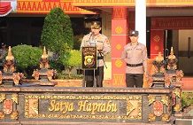 Sertijab Dipimpin Langsung Oleh Kapolres Oku Timur AKBP Adik Listiyono.S,I.K,M.H
