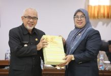 Wabup Sahabuddin Sampaikan Rancangan Perubahan KUA-PPAS 2025 Dalam Rapat Paripurna