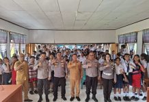 Polres Bitung Laksanakan Penyuluhan Stop Bullying di SMP Negeri 9 Bitung di Kelurahan Mawali