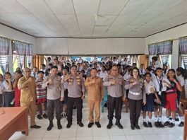 Polres Bitung Laksanakan Penyuluhan Stop Bullying di SMP Negeri 9 Bitung di Kelurahan Mawali
