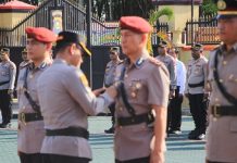 Sertijab Kasat,Kapolsek Dan Pengukuhan Kasium Polres Oku Timur