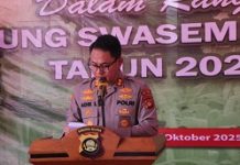 Kegiatan Zoom Meeting Penanaman Bibit Jagung Secara Serentak Kuartal IV Diwilayah Hukum Polres Oku Timur