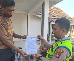Cegah Karhutla,Personil Polsek Belitang III Himbau Jangan Buka Lahan Dengan Dibakar