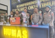 Polres Oku Timur Polda Sumsel Berhasil Menggagalkan Transaksi Narkotika Dengan Berat Bruto,1.062 gram