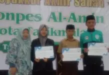165 Santri Ponpes Al-Amin Tasikmalaya Dilepas,Pimpinan” Pesantren:Jadilah Pemberi,Bukan Beban”