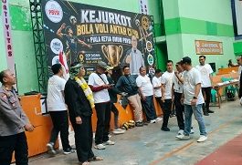 10 Tim Bola Voli Putra dan Putri se-Kota Tasikmalaya Bertanding dalam Kejurkot