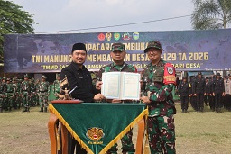 TMMD ke-129 Resmi Dibuka di Parungponteng,Perkuat Sinergi TNI, Pemerintah dan Masyarakat Bangun Desa