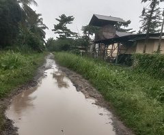 AKSES WARGA DUSUN 6 SEI RAJA MELAWAN, RUSAK PARAH DAN DITUTUPI RUMPUT TINGGI, PTPN IV KEBUN AJAMU AKUI MASUK HGU DAN JANJI AKAN PERBAIKI.
